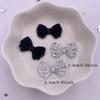 Harz Schleife Flatback Strasssteine DIY Basteln und Hochzeit Haarschmuck Handy Patch Haarspange Ohrringe Halskette