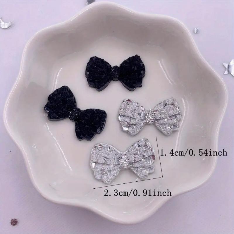 Harz Schleife Flatback Strasssteine DIY Basteln und Hochzeit Haarschmuck Handy Patch Haarspange Ohrringe Halskette