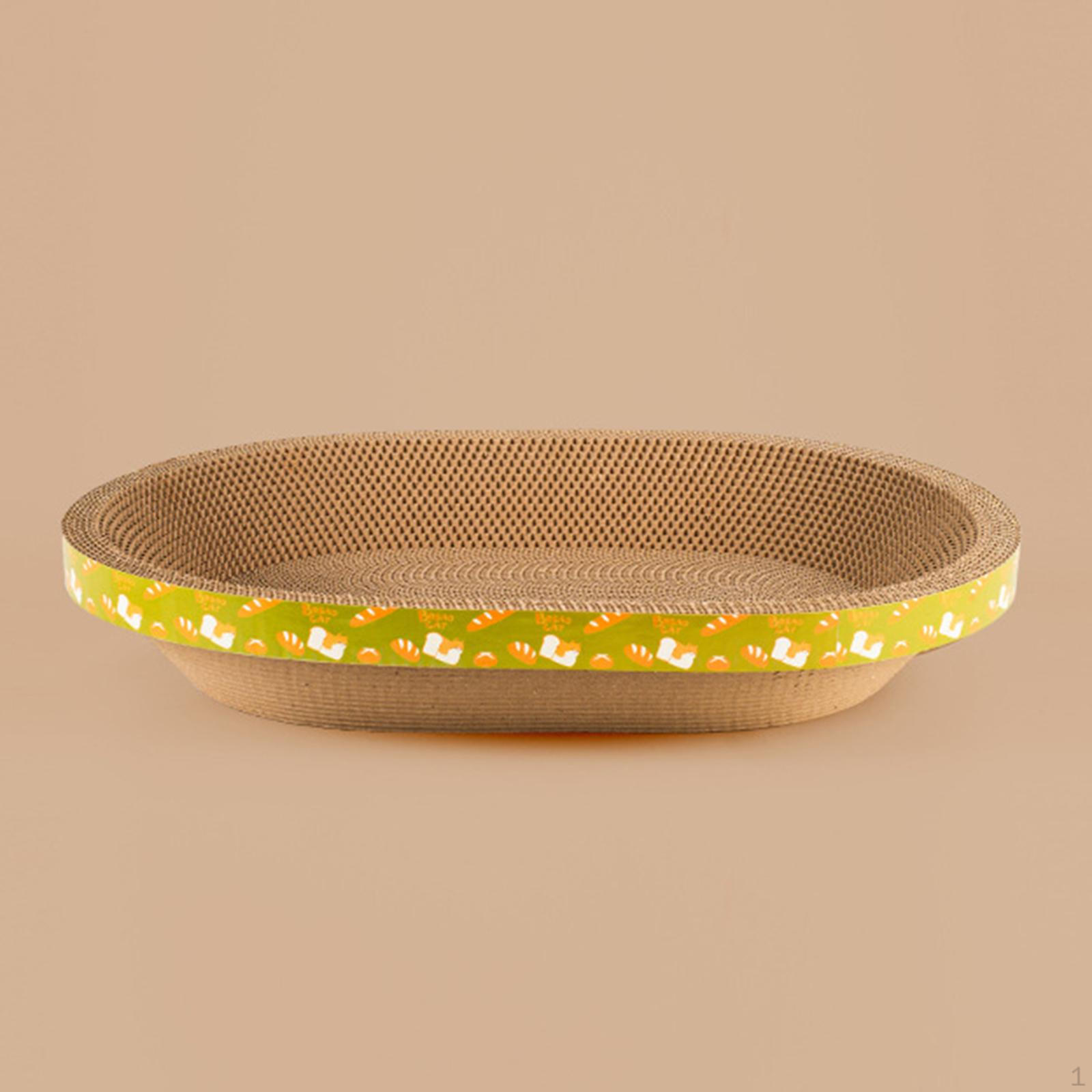 Картонная когтеточка для котят и кошек, Когтеточка-лежанка 58cmx40cmx9cm