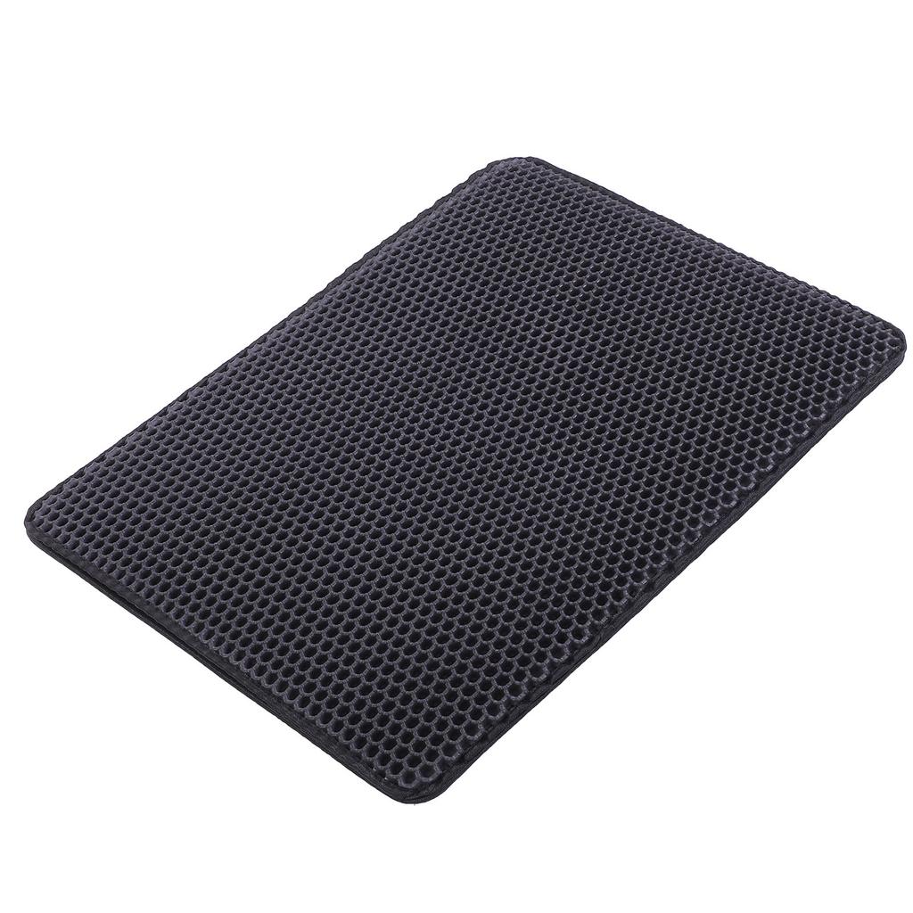 Cat Litter Mat EVA Double Layer Waterproofing Leakproof Kitty Litter Trapping Mat for Indoor Home Floor