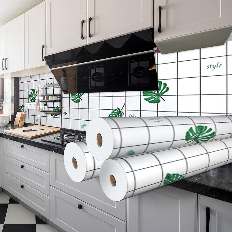 

Маслостойкие кухонные наклейки с высокой термостойкостью: Самоклеящаяся алюминиевая фольга для защиты варочной панели, шкафа и стены от копоти 60cm x 1m