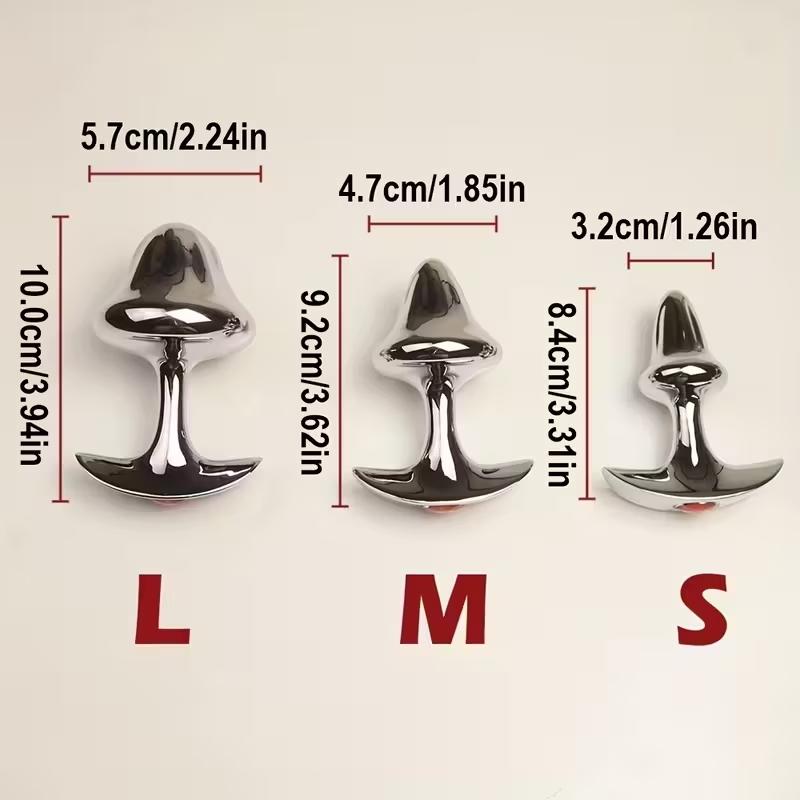 Metall Analtrainer,Juvelierter Arsch Anus Butt Plug,Breite Zwiebel Prostata Massage,Analplug Buttplug,Sexspielzeug für Männer Frauen