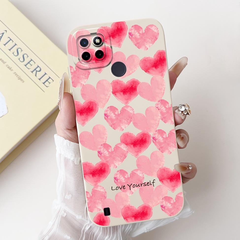 For Realme C21Y RMX3261 RMX3263 C25Y RMX3269 Cover For Realme C21Y Case Cute Cat Funny Cool Fashion Silicone Shockproof Bumper
