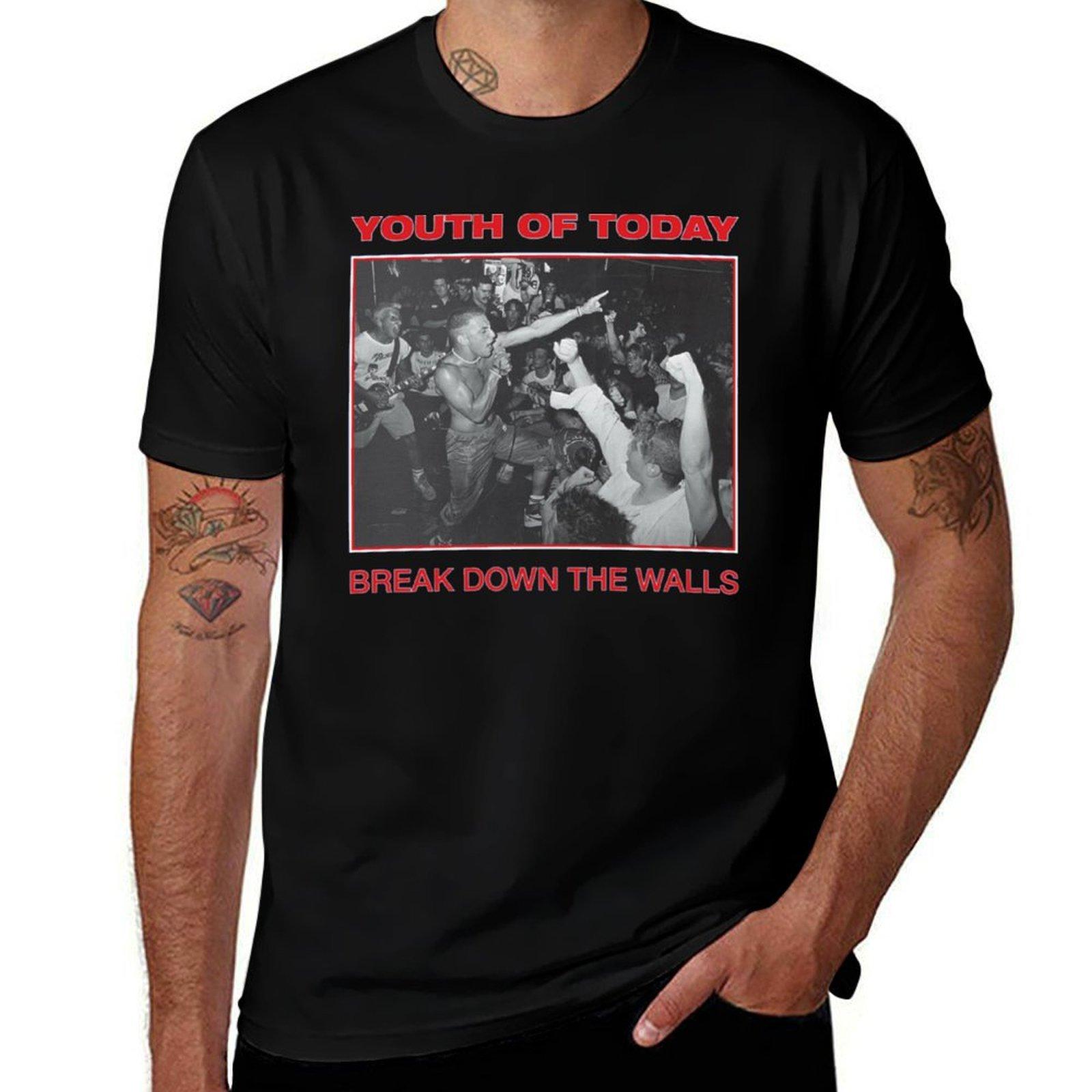

best selling album art hardcore punk youth of today band T-Shirt man graphic t shirt T-Shirt L
