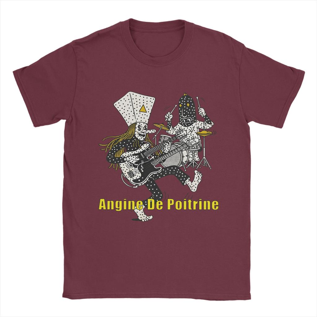 Angine De Poitrine Rock Band Cotton T Shirt For Unisex Summer  YK Funny T Shirts Leisure Tee Shirt Plus Size Hot Sale Tops