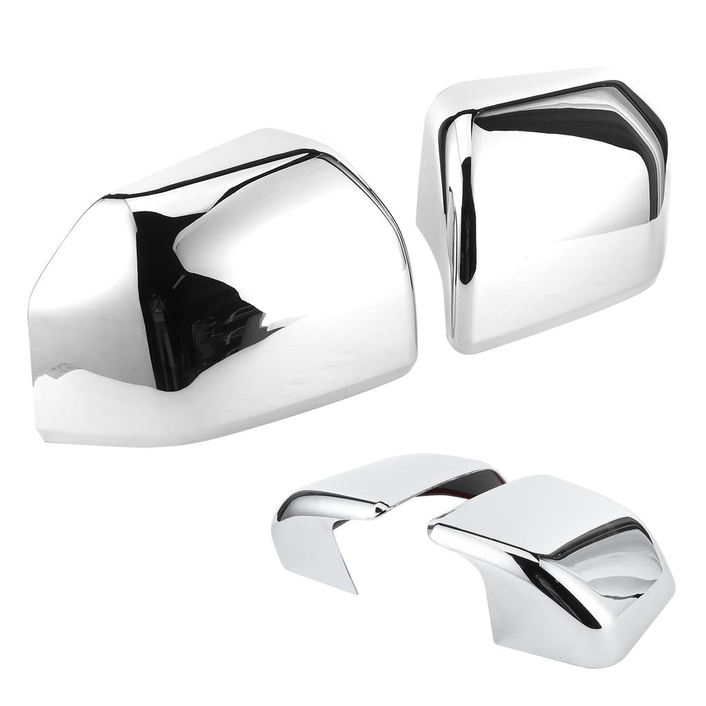 Rearview Wing Mirror Cover Trim Frame Decorative Bezel Fit for Ford F150 2015‑2020Plating Color