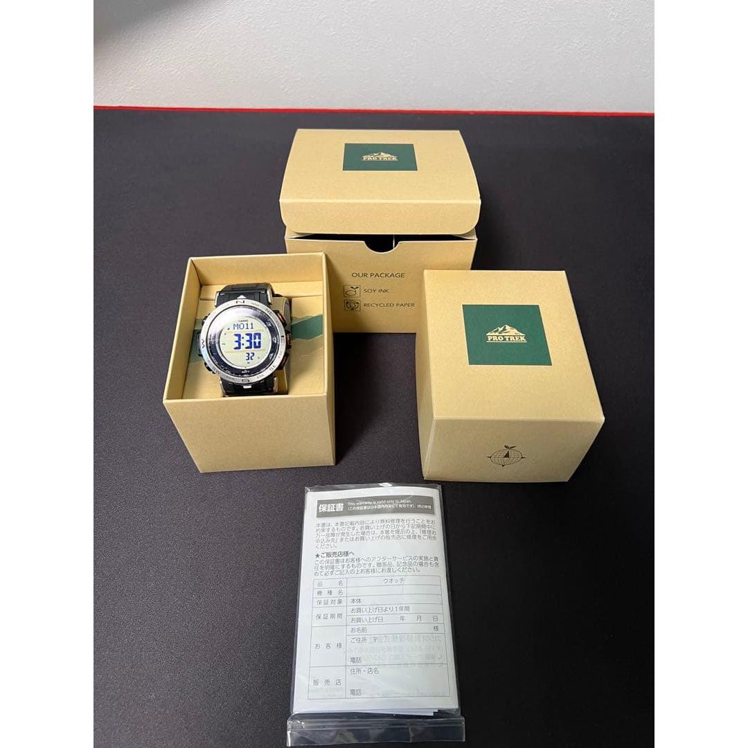 Used [With box] CASIO Casio PROTREK Climber Line Solar Radio