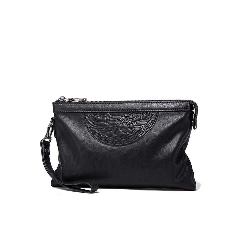 SCHWARZETIENNE Men s Leather Clutch Bag Small