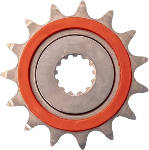 

Golden-bell V-Strom 250 15T sprocket with silent rubber finish, high strength and durability, for GSR250 GSX250