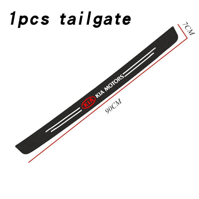 

2026 Hot Car Sticker Car with Logo Door Carbon Fiber Sill Protector Stickers For Kia Sportage Cerato Optima K2 K3 K4 K5 Rio Pica