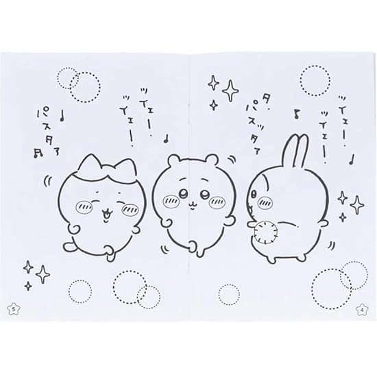 Coloring Book A5 Size Coloring Book Coloring Cute 2970 Coloring Book Chiikawa Chiikawa