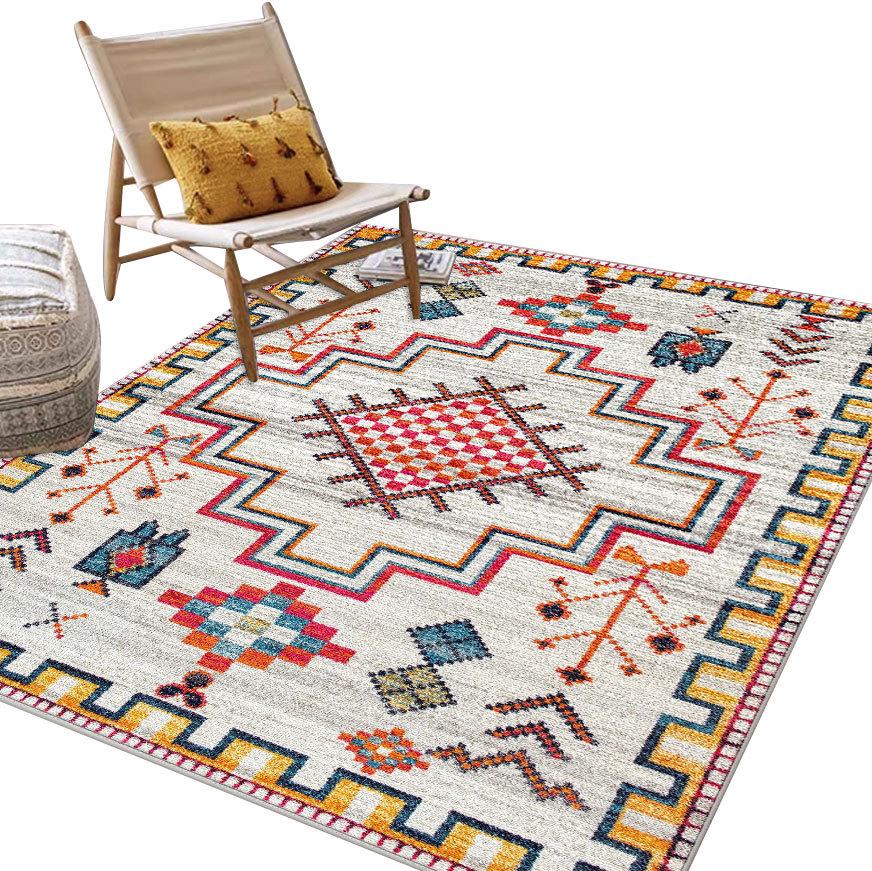 Moroccan Style Carpet for Living Room, Bedroom, Coffee Table, or Bedside Tatami Mat