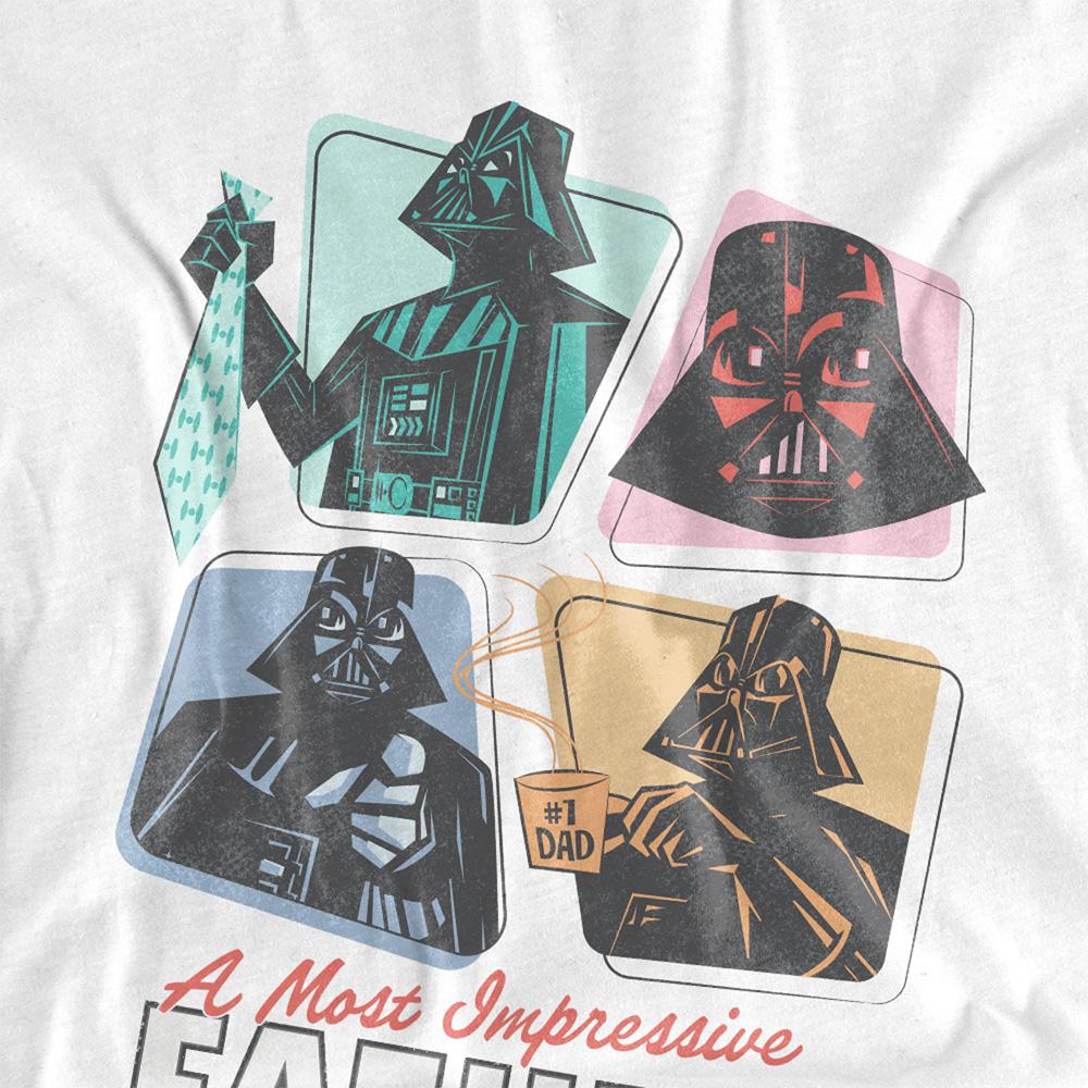 Star Wars Mens A Most Impressive Father Long-Sleeved T-Shirt