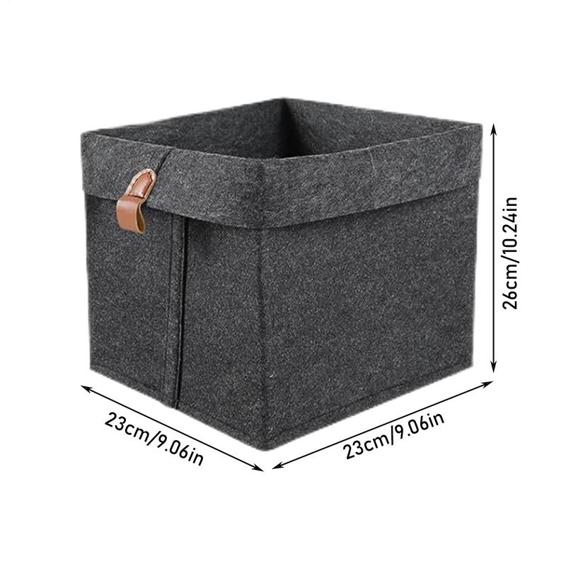 Filz Aufbewahrungskorb 12L Weiche Aufbewahrungskörbe für Spielzeug Schrank Organizer Faltbarer Stoffbehälter Kindergarten Zubehör Verpackung