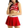 Daddy Cheerleader Crop Top Outfit Ddlg Littles Costume Women's Costumes
