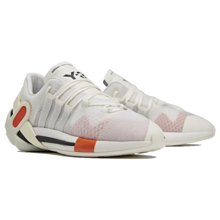Adidas Y-3 Idoso Boost White Orange Men Sneakers Core-White Cream-White HR1957