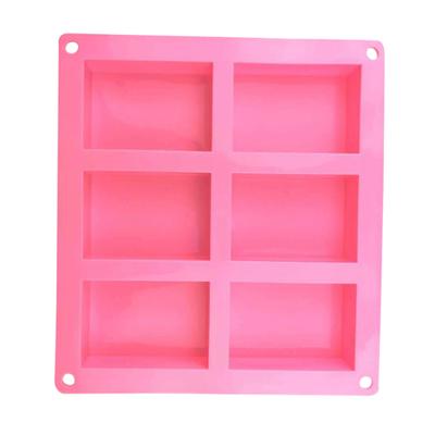 Formă antiaderență din silicon cu 6 cavități pentru prăjituri, ciocolată, desert, vase de copt, instrument de coacere, bricolaj, produse de vânzare