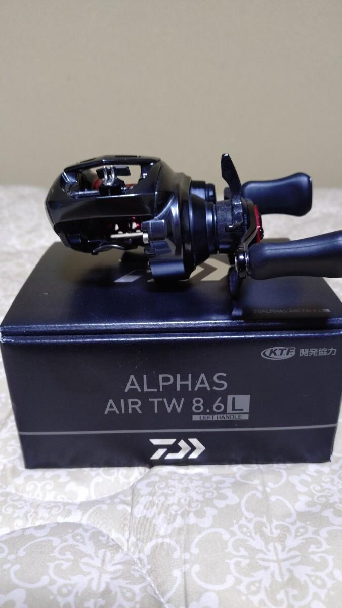 [USED]DAIWA 20 Alphas AIR TW 8.6L Left Handle Baitcasting Reel Excellent w/ Box