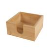Bamboo Tissue Box with Hotel Restaurant Logo and Advertising Lettering