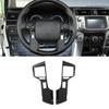 Matte Black Center Steering Wheel Decor Cover Interior Trim For 4runner 2010+ US