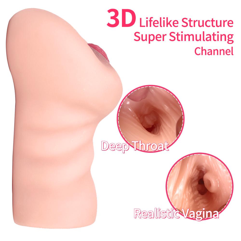 Pocket Artificial Vagina Maiden Deep Throat Male Masturbator Soft Silicone Masturbation Cup Vagina For Men Sex Toys