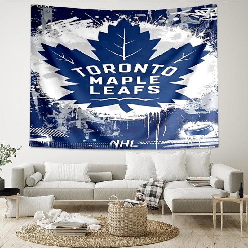 Toronto Leafs Logo Tapestry, Unique Design Tapestry, Wall Decor for Bedroom,Livingroom, Playroom,Heartwarming Fan Holiday Gifts