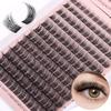 Single Cluster C Curved Multi-Hair False Eyelash Set 8-16Mmdiy Segmented Grafting Thick Eyelashes