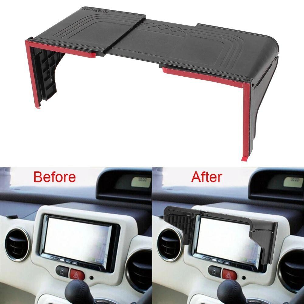 Adjustable Anti-Glare Visor Anti-Reflective Navigation Sunshade Car GPS Sun Shade  Car Interior