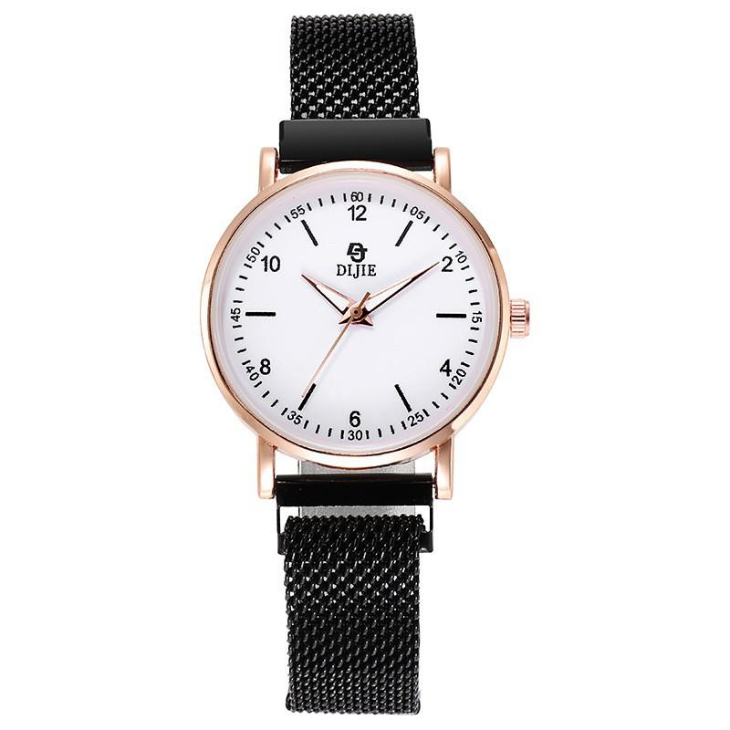 Simple Light Luxury Quartz Series Niche White Fashion Women'S Magnet Trend Girlfriend Gift Mori Series Wrist Watch