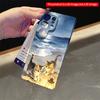 2DFlat Samsung phone case Moonlit Kittens on Beach with Lantern Applicable to Galaxy S23 S24 S25ULTRA S26 A12 A14 A15 A16 A54 A55