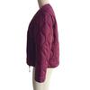 Women Coat Round Neck Long Sleeve Solid Color Jacket with Pockets Versatile Style Thickened Casual Outerwear
