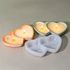 Valentinstag Doppelte Liebe Aromatherapie Kerze Silikonform DIY Herzplatte Kerzenbecher Gips Epoxidharz Formen Heimdeko