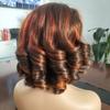 Loose Body Wave Chocolate Brown 4x4 5x5 HD Lace Frontal Bob Wigs Human Hair PrePlucked Brazilian Colored Human Hair Wigs 250%