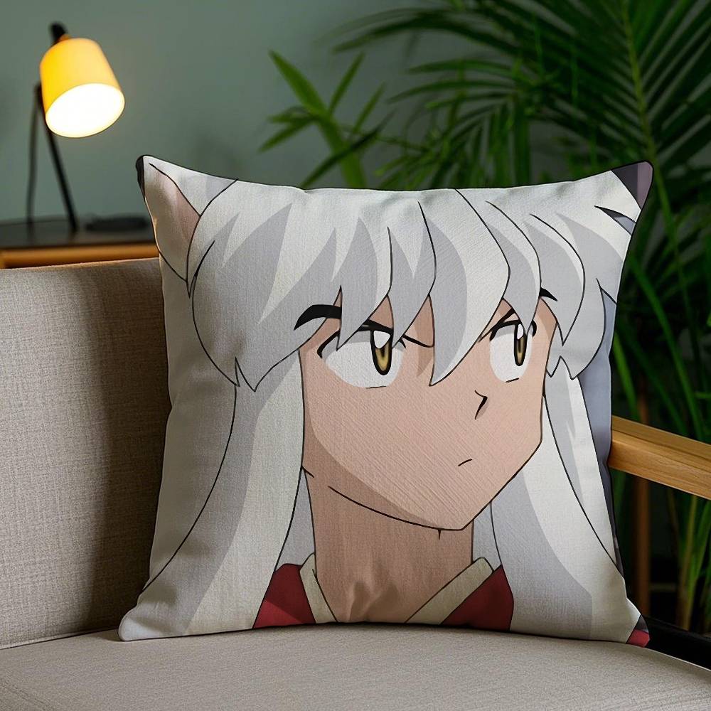 Японское аниме L-Инуяша Наволочка Защита от пылевых клещей Невидимая молния Диван-кровать 12x12Inch