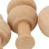 20 Pcs 25mm Blank Wooden Peg Trees Smooth Edges Mini Wooden Pendants  Home Holiday Decoration