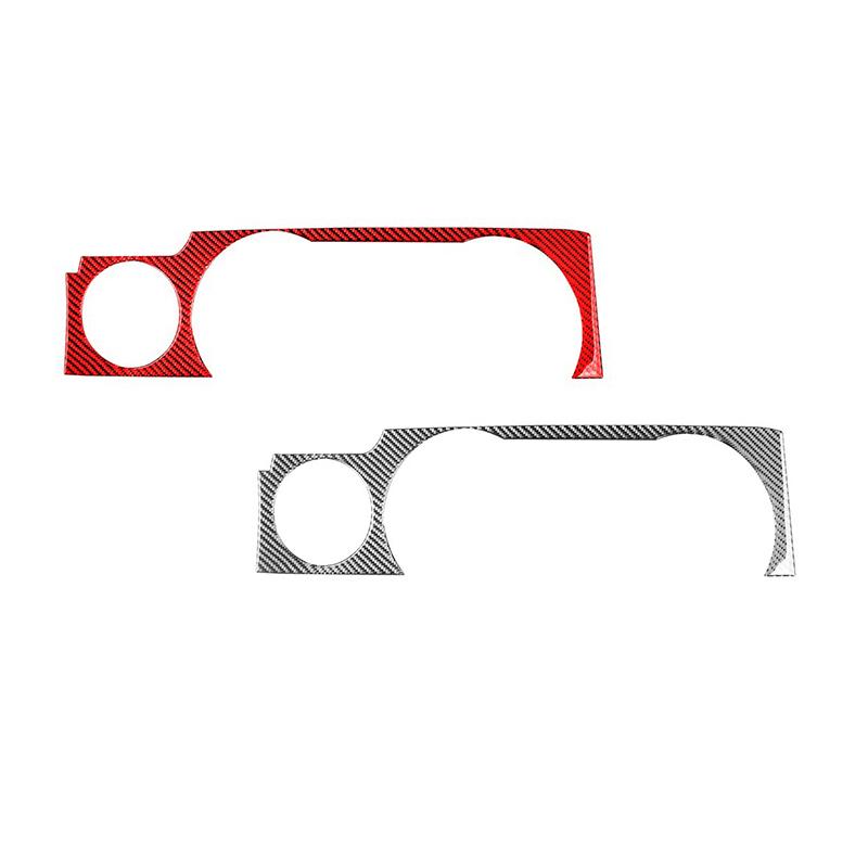 For Ford Mustang 2005-2009 Carbon Fiber Car Dashboard Panel Air Outlet Frame Decoration Sticker Auto Interior Accessories