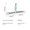 Double Hook Wire Clamp Fishing Line Space Bifurcation Balance Rigs Hooks Fishing T Shape Swivel