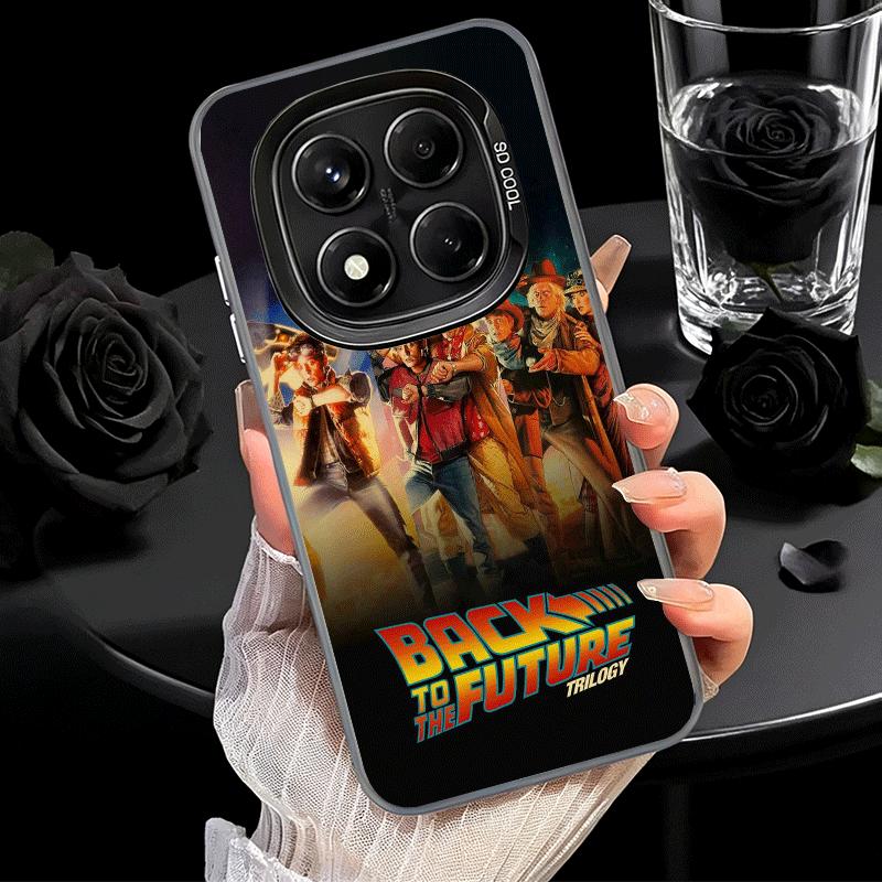 Back To The Future Weiche Handyhülle für Samsung Galaxy S24 S25 FE S26 Edge S23 Ultra S22 Plus S21 + Stoßfeste Abdeckung Rückschale