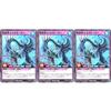 [Set of 3] Rush Duel RD/KP21-JP045 Super Neck Dragon Elasmort Normal N Deck Modification Pack Attack On Accel Road