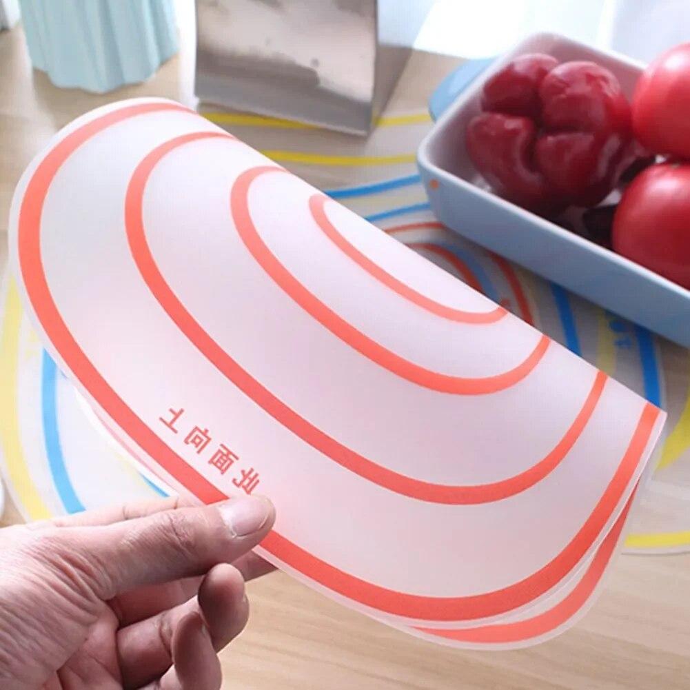 1pc, Cutting Board, Kitchen Plastic Cutting Board, Transparent Cutting Board, Non-slip Vegetable Meat Cutting Board, Chopping Bl
