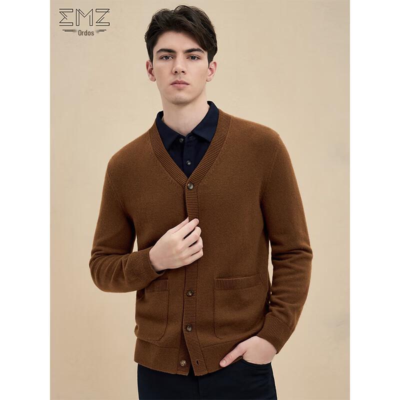 

Мужской кардиган EMZ в стиле business casual с V-образным вырезом L (50)