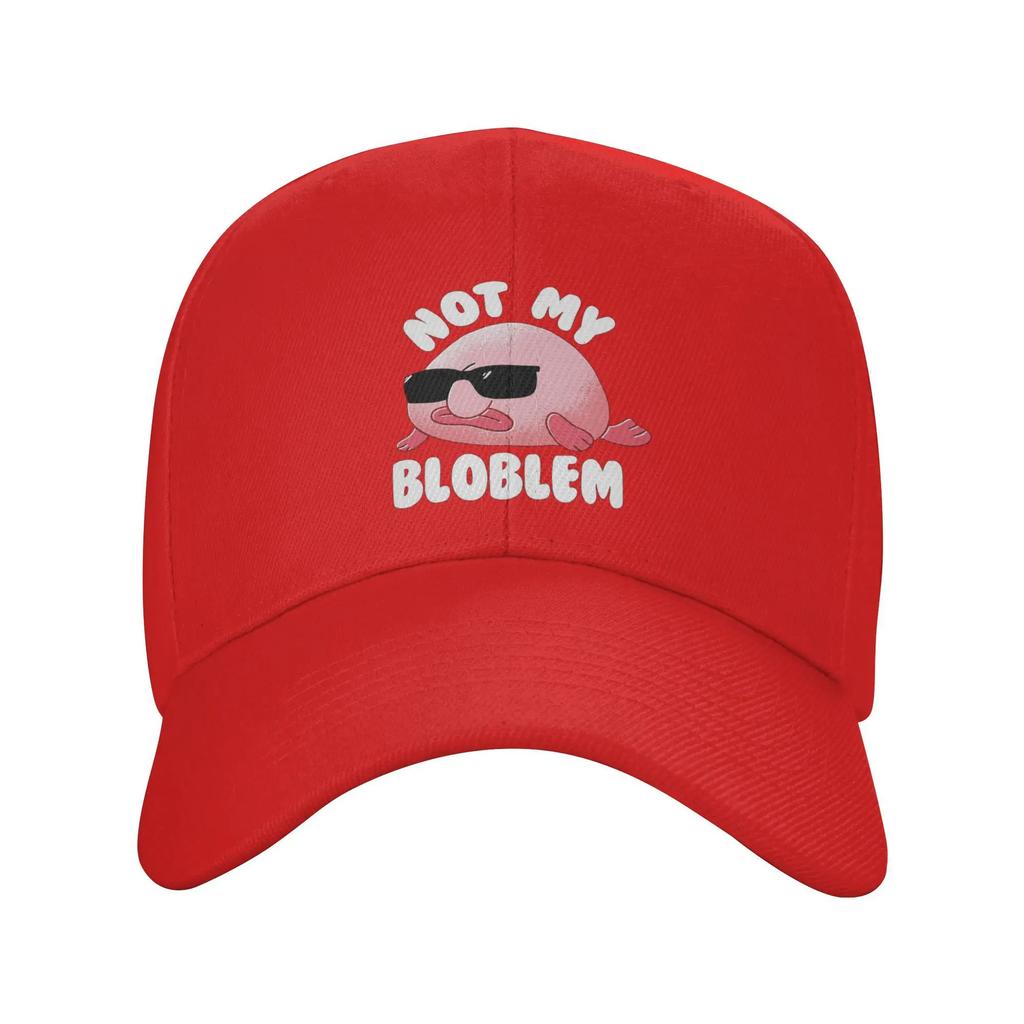 Unisex Baseball Hats Blobfish Not My Bloblem Not My Problem Streetwear Summer Sports Baseball Caps Hip Hop Cap Casquette Hats