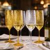 Lightweight Reusable PS Champagne Glasses 170/220ml Shatterproof Cocktail Goblets for Corporate Cocktail Party Event Supplies