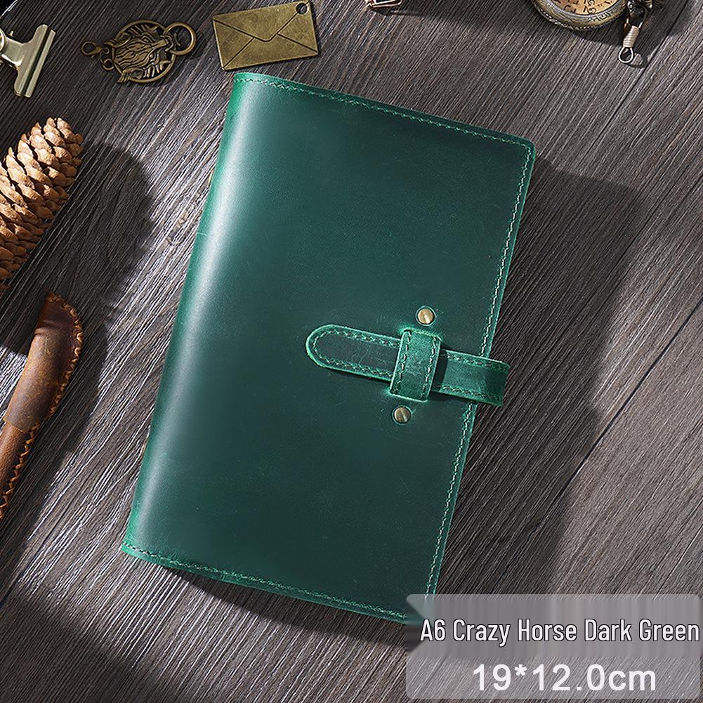 A5/A6 Vintage Cowhide Zippered Planner and Notebook Binder