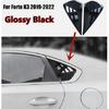 For Kia Forte K3 - Glossy Black Side Vent Window Scoop Louver Cover Trim