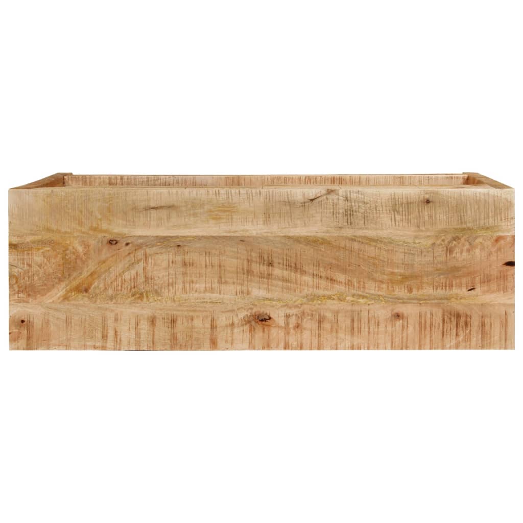Console Table with 2 Drawers 110x35x75 cm Solid Mango Wood