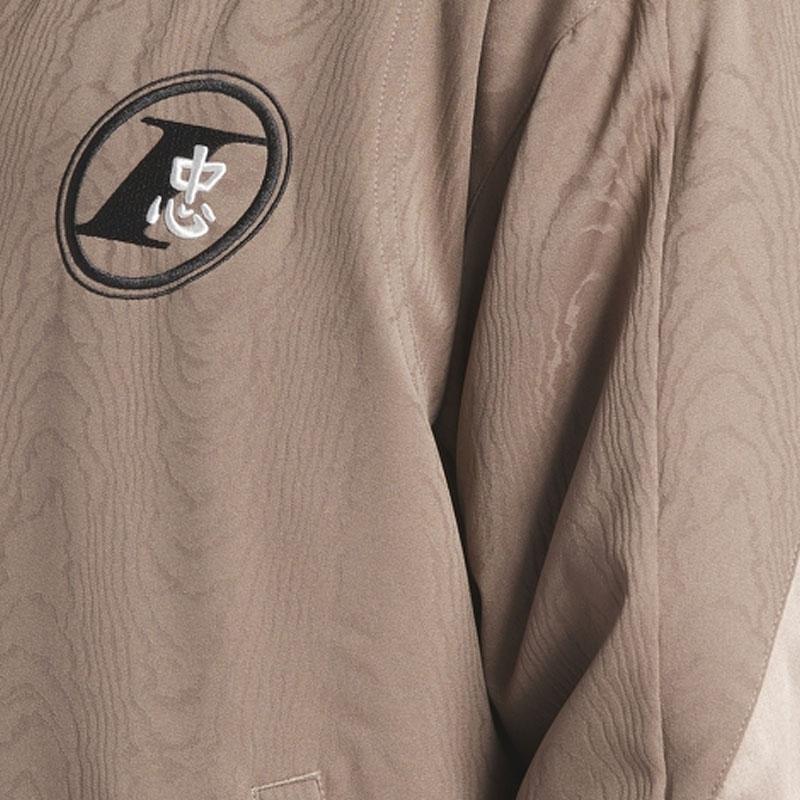 Reebok Allen Iverson Year Of The Rabbit Limited Edition Embroidered Casual Collar Jacket Unisex Jacket Brown H47100