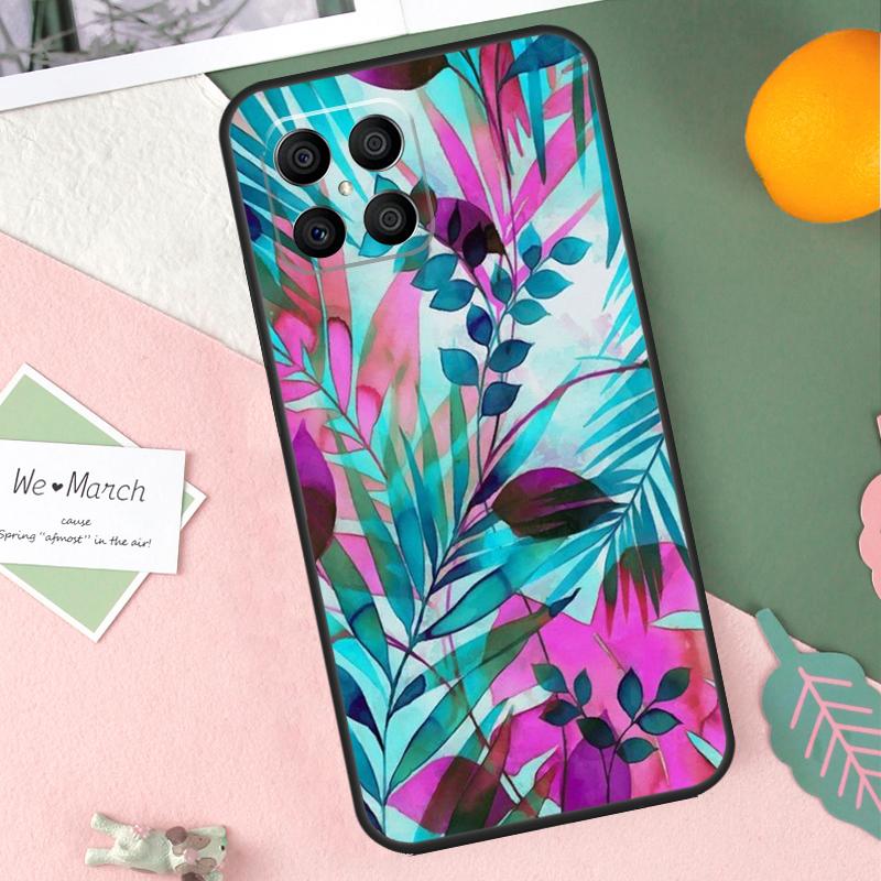Tropical leaves Case For Honor 90 50 70 Lite X9b X9a X8b X8a X8 X9 X9c Honor 200 Pro Magic 7 5 6 Lite Cover