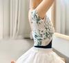 ProDance White Floral Ballet Leotard PLHA024A Half-Cup Women's (XXXL)