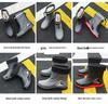 Men's Waterproof Non-Slip Rubber Work Boots - Outdoor & Kitchen, Rain & Cold Protection, Plus Velvet, Durable